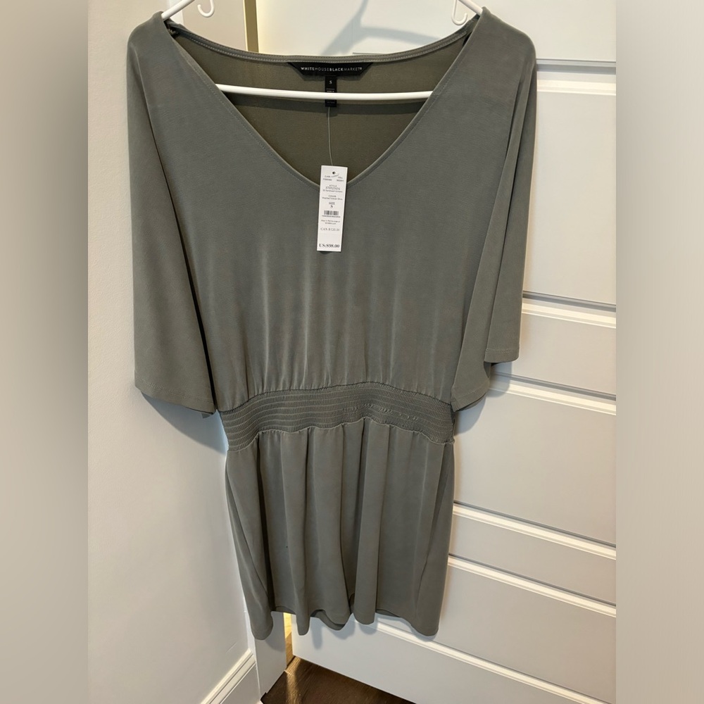 White House Black Market brand new with tags Olive dress